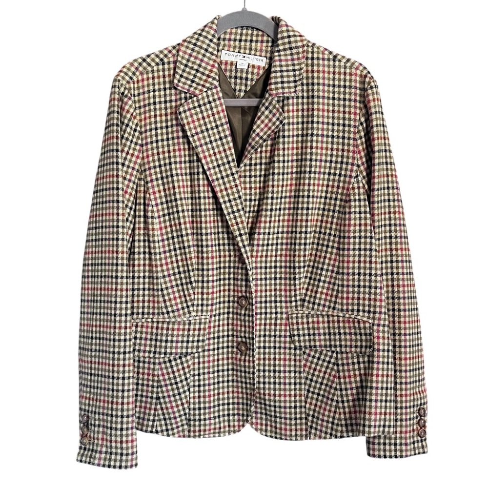 Checkered Women's Blazer